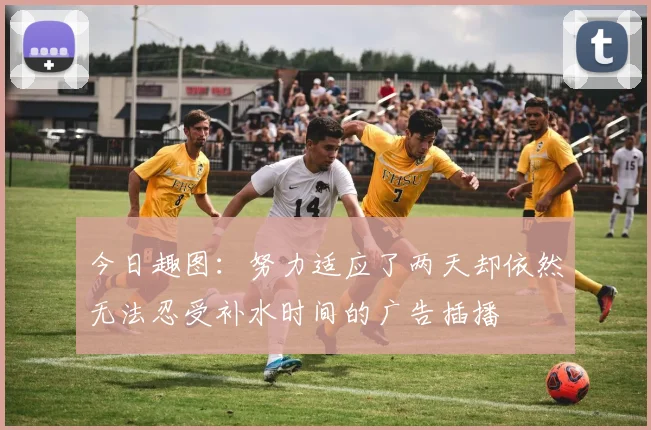 今日趣图：努力适应了两天却依然无法忍受补水时间的广告插播